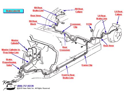 ford escort brake line parts diagram 99